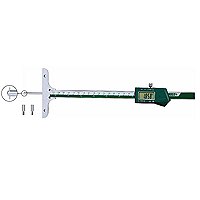 Insize USA Digital Depth Gage with Round Depth Bar 0-8