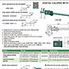 Digital Caliper with Interchangeable Points