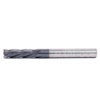 .250 dia 4 flute sqr Downcut End Mill .750 loc AlTiN