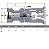 BT50 45 degree Internal Thread Pull Stud Gripper