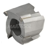 Carbide Tipped Aluminum Shell Mill 2.0 dia X 1.375 X .750 arbor