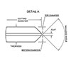 Carbide Slitting Saw 2.0 X 1.0 X .1875 Thick 36 teeth With Double Angle