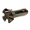 Indexable Chamfer Cutter 4 Flute 45Deg 1.250 Shank