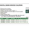 Digital Inside Groove Caliper 1-8"/25-200mm