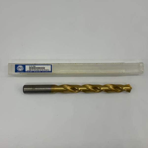 ToolMex HSS 2 Flute Drill .5938 (19/32”) Cutting Dia X 4.60 Flute Length