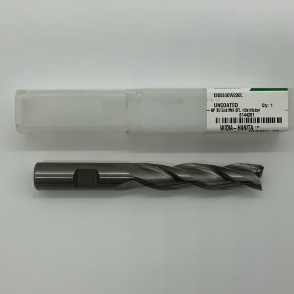 Widia Solid Carbide 3 Flute Endmill .5000 (1/2”) Cutting Dia X 2.0 Flute Length