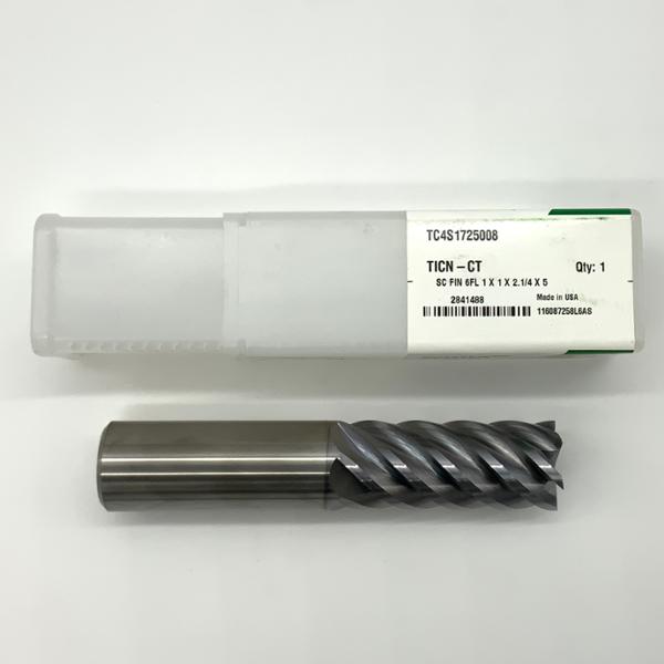 Widia Solid Carbide 6 Flute Endmill 1.000 (25.4mm) Cutting Dia X 2.25 Flute Length