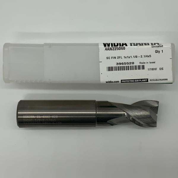 Widia Solid Carbide Necked 2 Flute Endmill 1.000 (25.4mm) Cutting Dia X 1.13 Flute Length