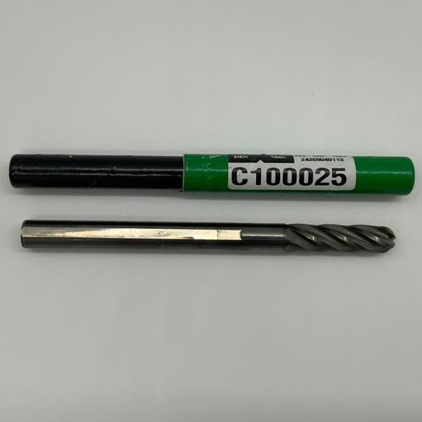 Siem Solid Carbide 5 Flute Ball Endmill .375 (9.52mm) Cutting Dia X 1.30 Flute Length