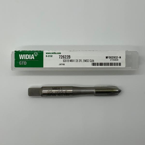 Widia M8X 1.0 D5 Spiral Tap