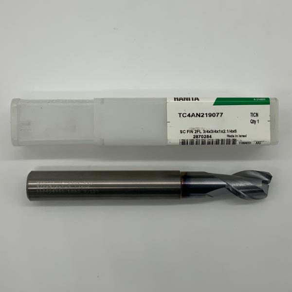 Widia Solid Carbide Necked 2 Flute Endmill .7500 (3/4”) Cutting Dia X 1.0 Flute Length