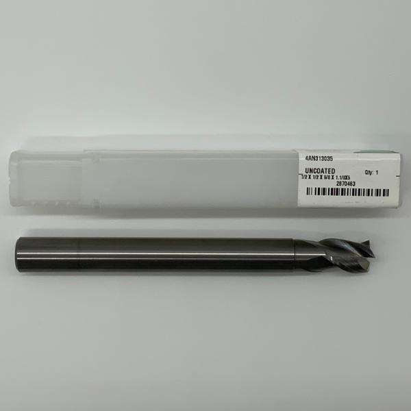 Widia Solid Carbide Necked 3 Flute Endmill .5000 (1/2”) Cutting Dia X .63 Flute Length