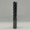 Solid Carbide 5 Flute Endmill 1.000 Cutting Dia X 4.0 Flute Length With .250” Corner Radius