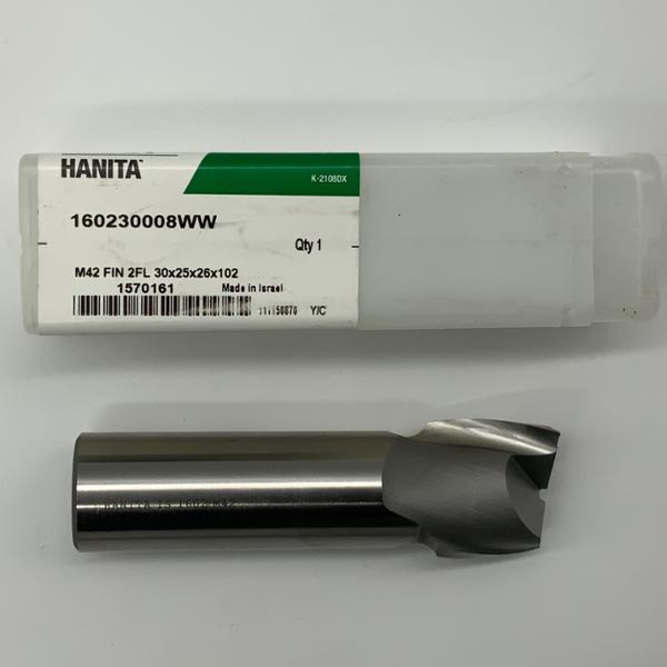 Widia M42 HSS 2 Flute Endmill 1.1811 (30mm) Cutting Dia X 1.02 Flute Length