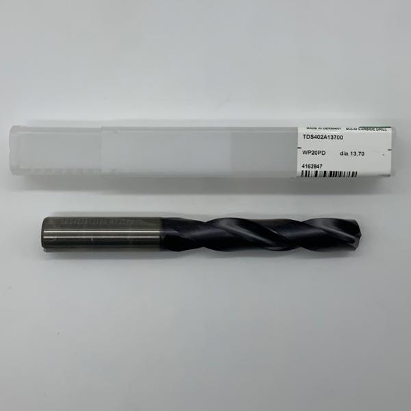 Widia Solid Carbide 2 Flute Drill .5394 (13.7mm) Cutting Dia X 2.85 Flute Length Coolant Thru