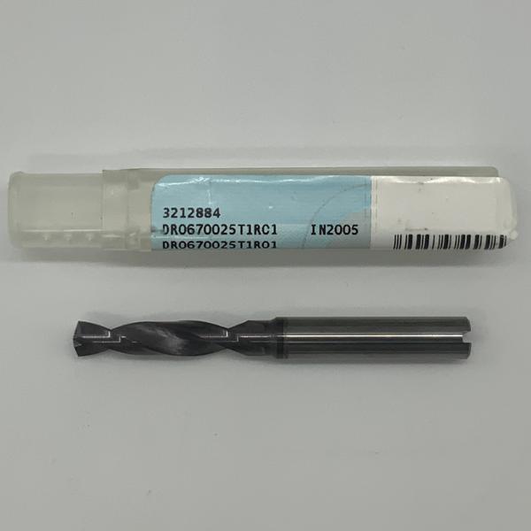 Ingersoll Solid Carbide 2 Flute Drill .2638 (6.7mm) Cutting Dia X 1.23 Flute Length Coolant Thru