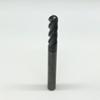 Solid Carbide 4 Flute Ball Endmill .1875 (3/16”) Cutting Dia X .60 Flute Length