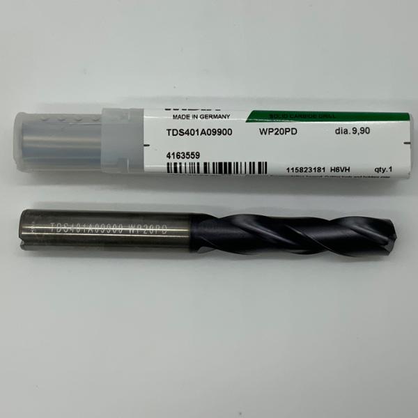 Widia Solid Carbide 2 Flute Drill .3898 (9.9mm) Cutting Dia X 1.72 Flute Length Coolant Thru