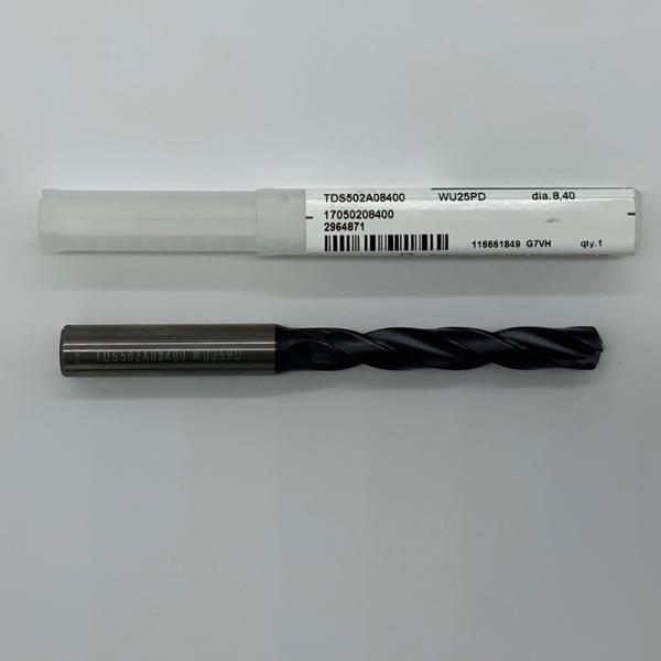 Widia Solid Carbide 2 Flute Drill .3307 (8.4mm) Cutting Dia X 2.16 Flute Length Coolant Thru