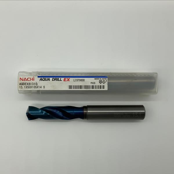 Nachi Solid Carbide 2 Flute Drill .5157 (13.1mm) Cutting Dia x 1.97 Flute Length