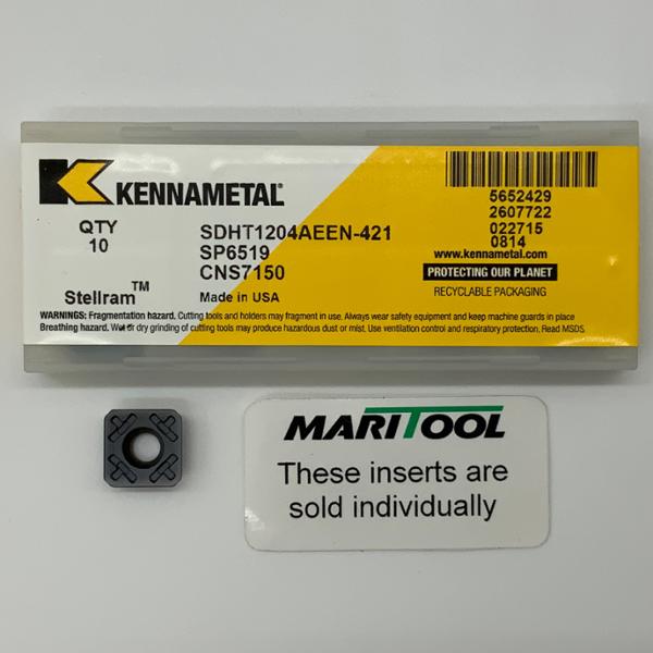 Kennametal SDHT1204AEEN 421 SP6519 (SDHT43AEEN 421)