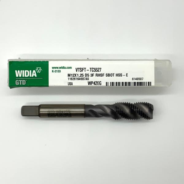 Widia M12 X 1.25 3 Flute Spiral Point Tap D5