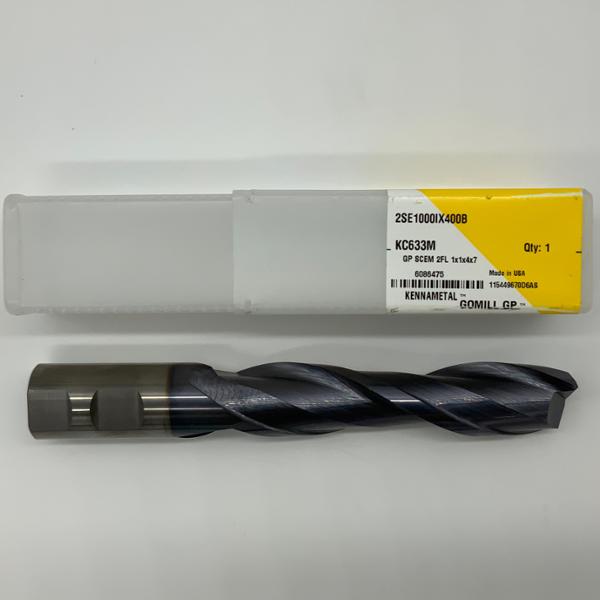 Kennametal Solid Carbide 2 Flute Endmill 1.000 (25.4mm) Cutting Dia X 4.0 Flute Length