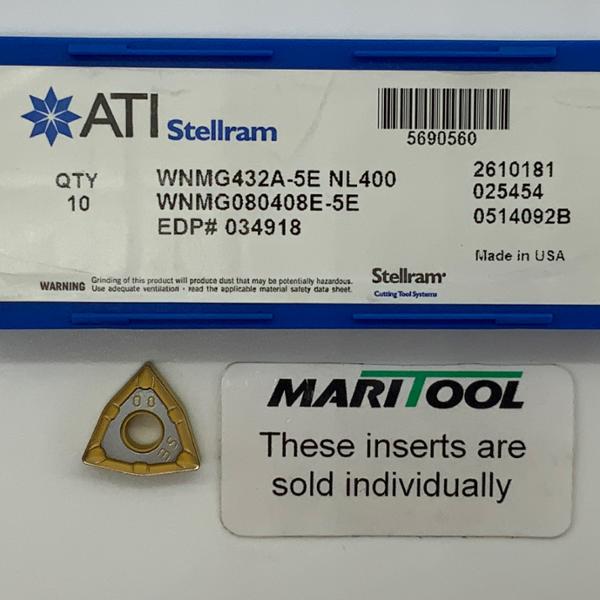 ATI Stellram WNMG080408E 5E NL400 ( WNMG432A 5E )