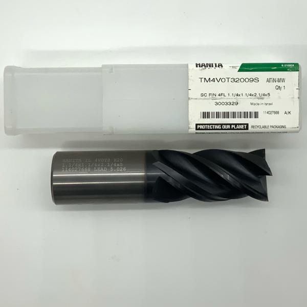 Widia Solid Carbide 4 Flute Endmill 1.250 (1.1/4”) Cutting Dia X 2.25 Flute Length