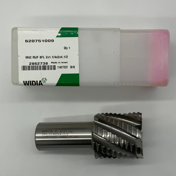 Widia M42 HSS 8 Flute Roughing Endmill 2.000 (2”) Cutting Dia X 2.0 Flute Length