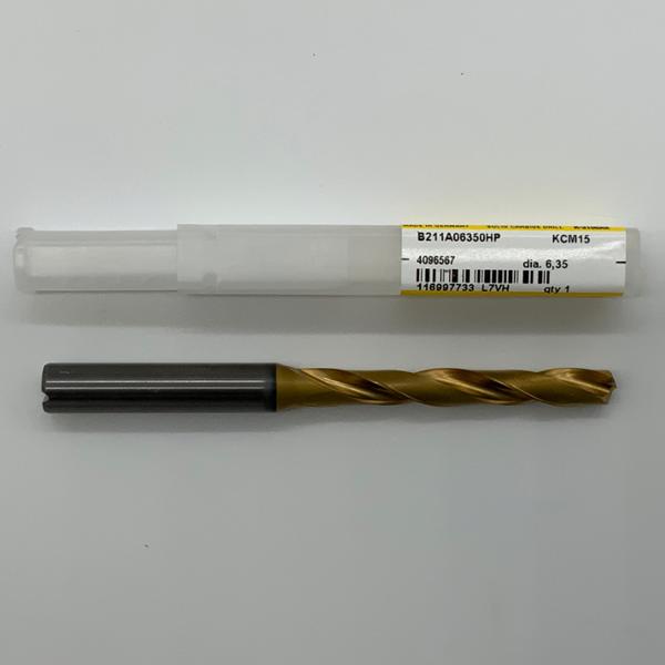 Kennametal Solid Carbide 2 Flute Drill .2500 (6.35mm) Cutting Dia X 1.82 Flute Length Coolant Thru