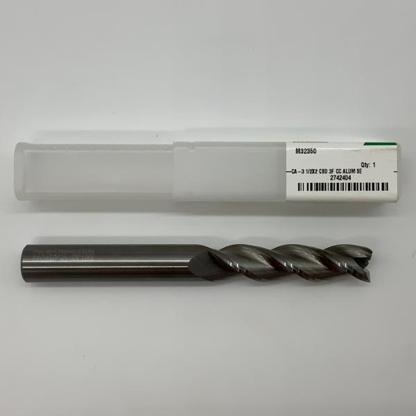 Widia Solid Carbide 3 Flute Endmill .5000 (1/2”) Cutting Dia X 2.0 Flute Length