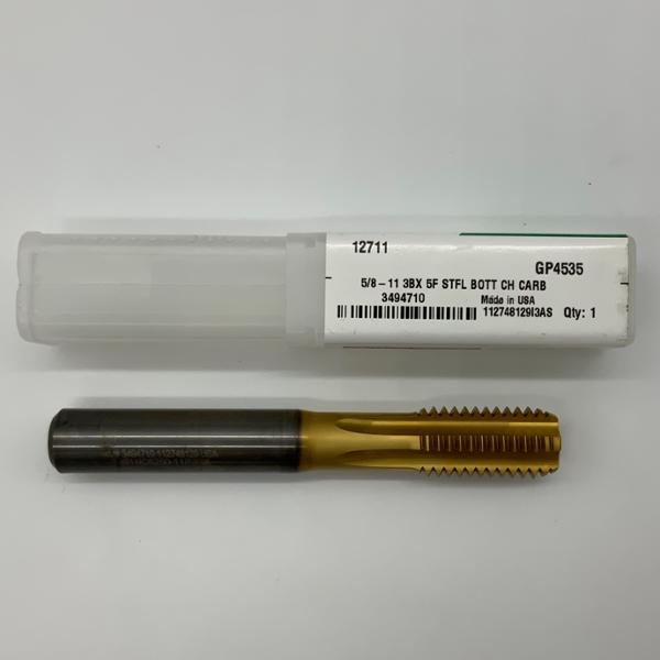 Widia 5/8-11 3BX Straight Flut Tap Solid Carbide