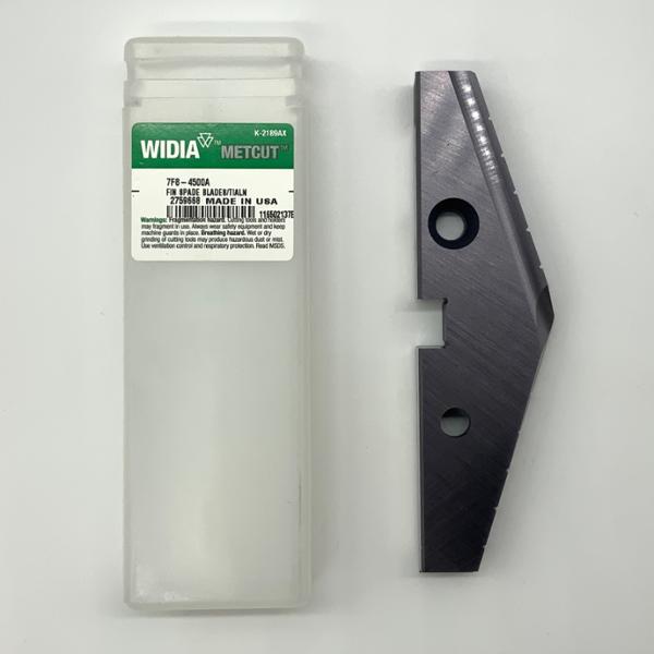 Widia 4-1/2 SPADE DRILL INSERT #8 BODY HSS TIALN