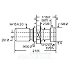 Coolant Thru Pull Stud 32913 High Strength