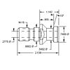 Coolant Thru Pull Stud 71122 High Strength