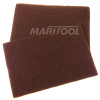 MariTool Maroon Scotchbrite 80512 Pack of 10 pads 4 X 8 Inches