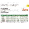 Waterproof Digital Caliper 0-12"/0-300mm