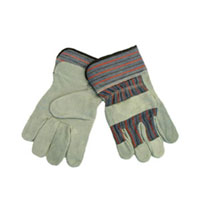 Global Glove Gunn Cutt Leather Palm Work Glove